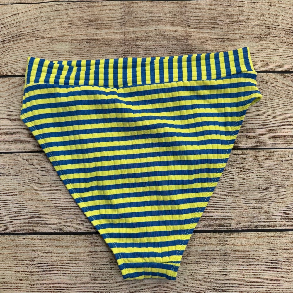 Xhillaration Neon Striped Bikini - Medium - Picture 7 of 9